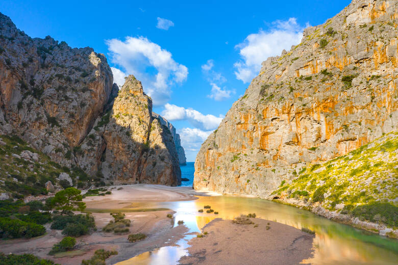 Die gigantische Felsenschlucht Torrent de Pareis auf Mallorca