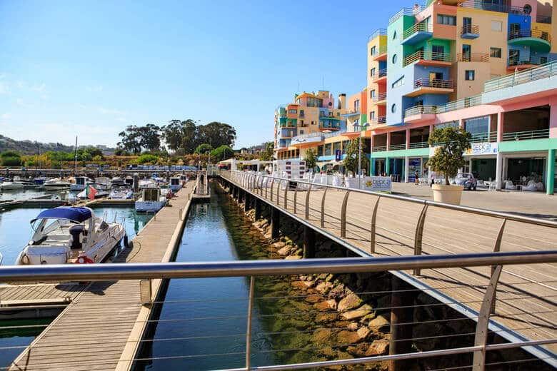 Der Hafen in der portugiesischen Stadt Albufeira