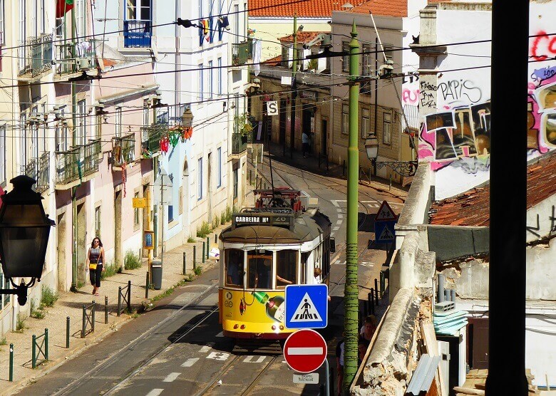 Straßenbahn in Lissabon