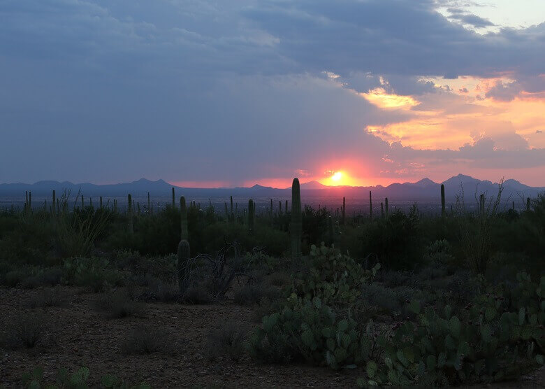 Sonnenuntergang in Arizona