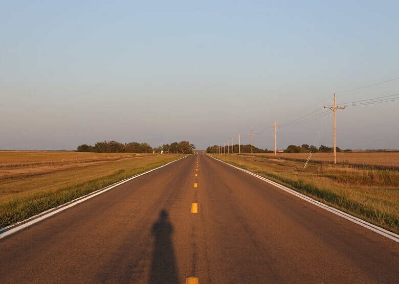 Straße in Kansas