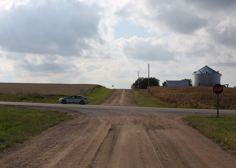 Straße in Nebraska