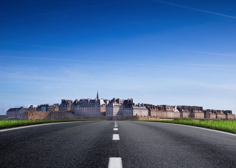 Straße nach St. Malo