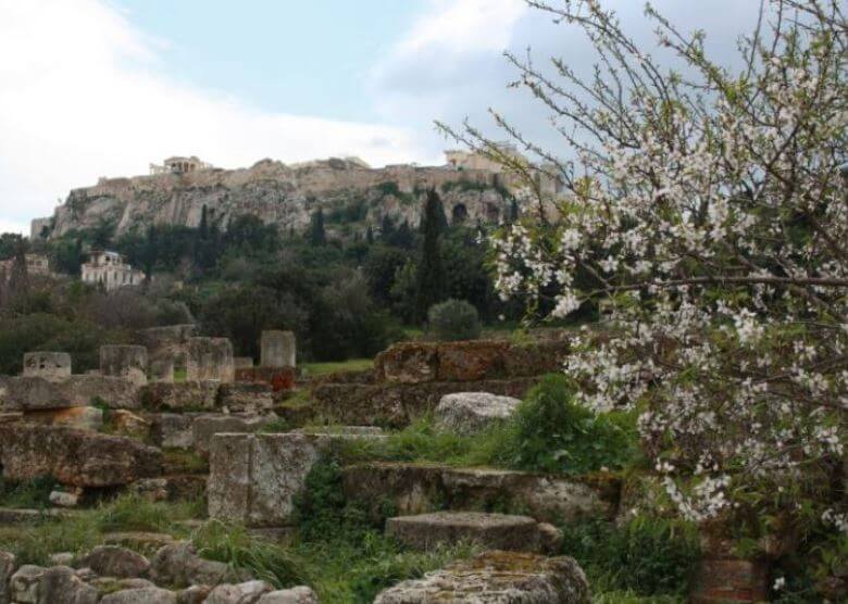 Die Agora in Athen