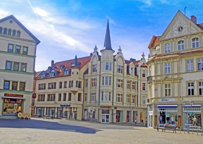 Gotha in Thüringen, auch hier bringt der Lutherweg Sie hin