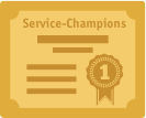 DISQ Testsieger Service Champion