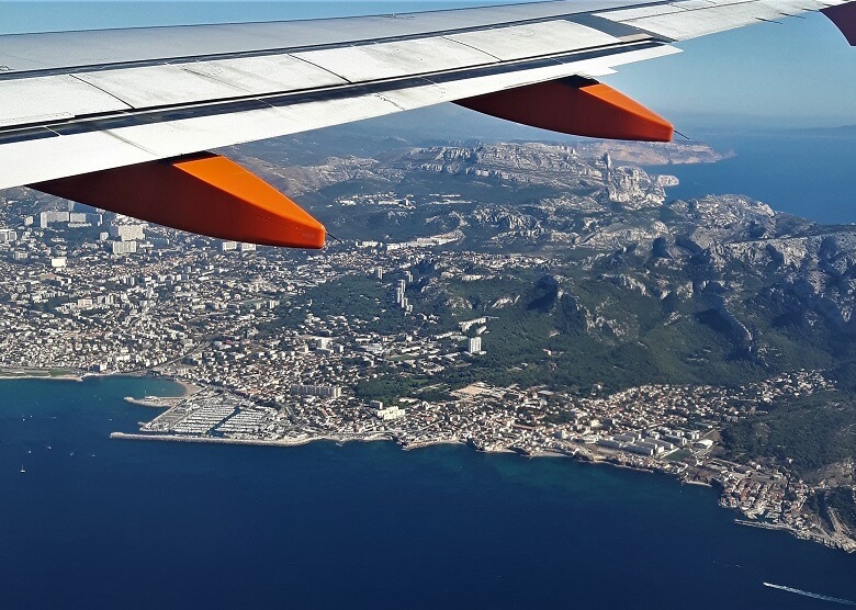 Anflug auf Marseille