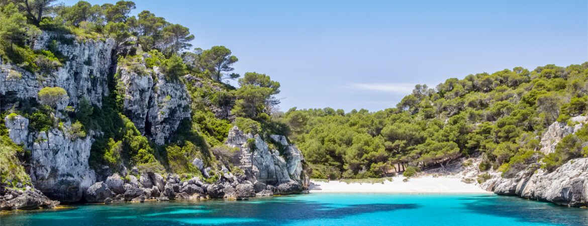 Cala Macarelleta auf Menorca