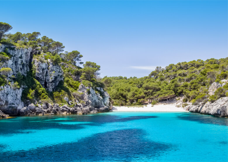 Cala Macarelleta auf Menorca