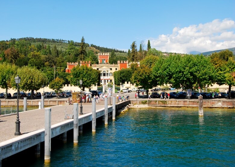 Die Stadt Garda am Gardasee