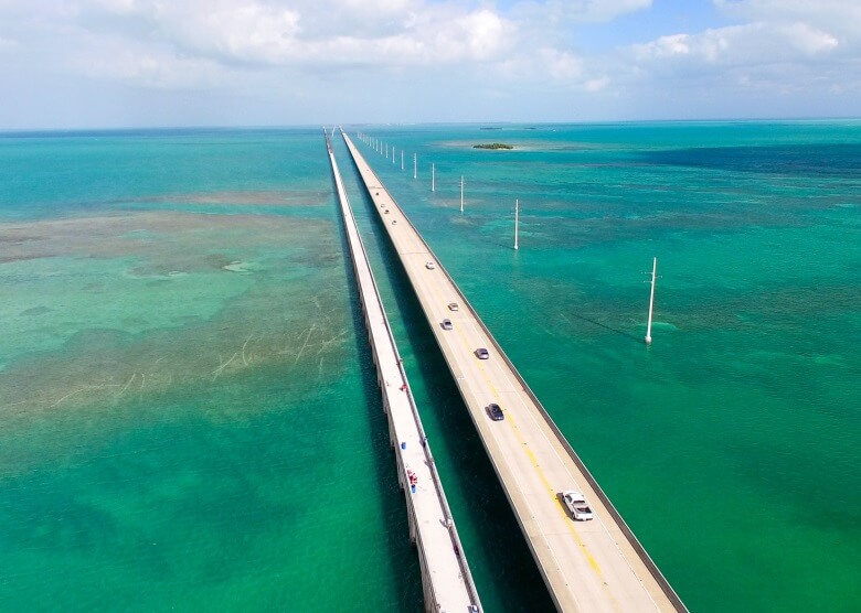 Brücke zwischen den Florida Keys