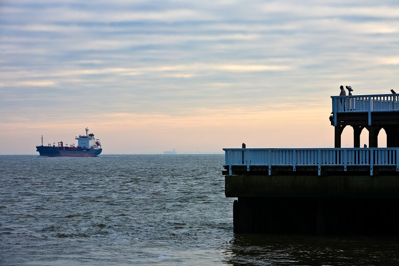Die Aussichtsplattform Alte Liebe ist eine der romatischsten Sehenswürdigkeiten in Cuxhaven