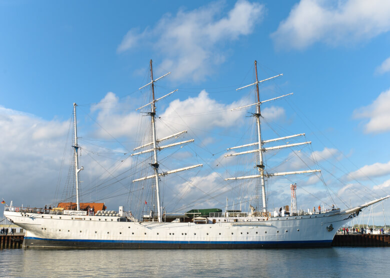 Das ehemalige Segelschulschiff Gorch Fock