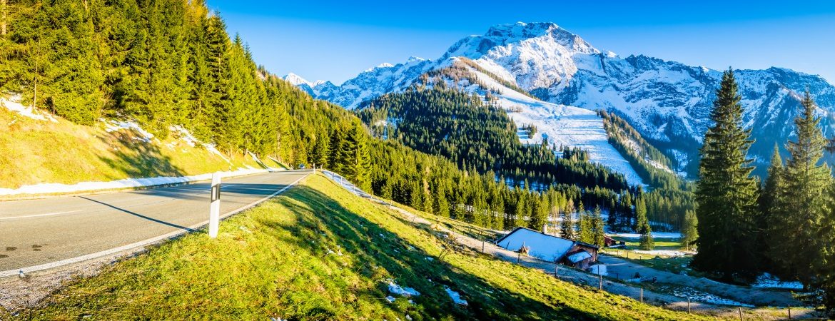 Deutsche Alpenstraße bei Berchtesgaden