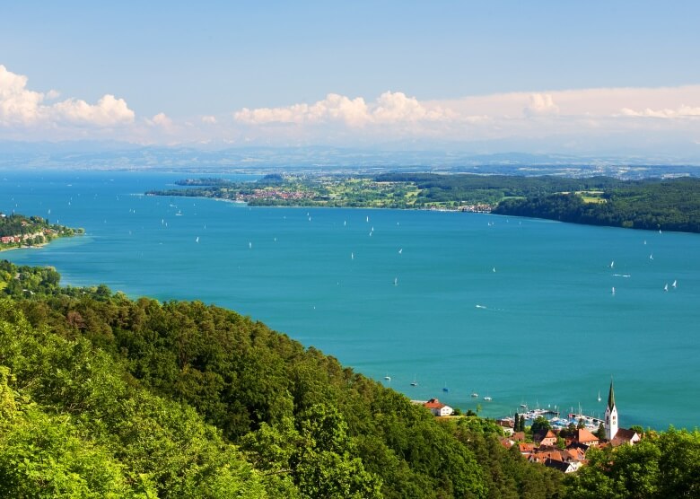 Blick über den traumhaften Bodensee