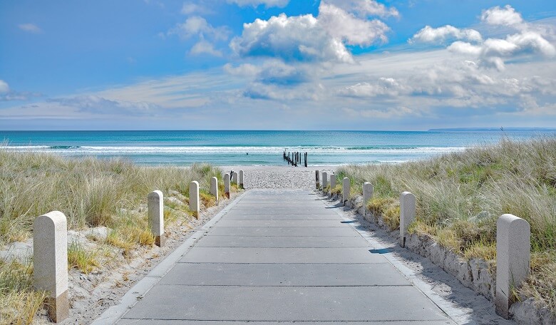 Strand Juliusruh auf der Ferieninsel Rügen