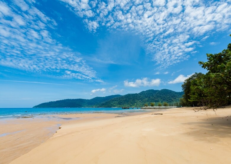 Strande der  Insel Pulau Tioman 