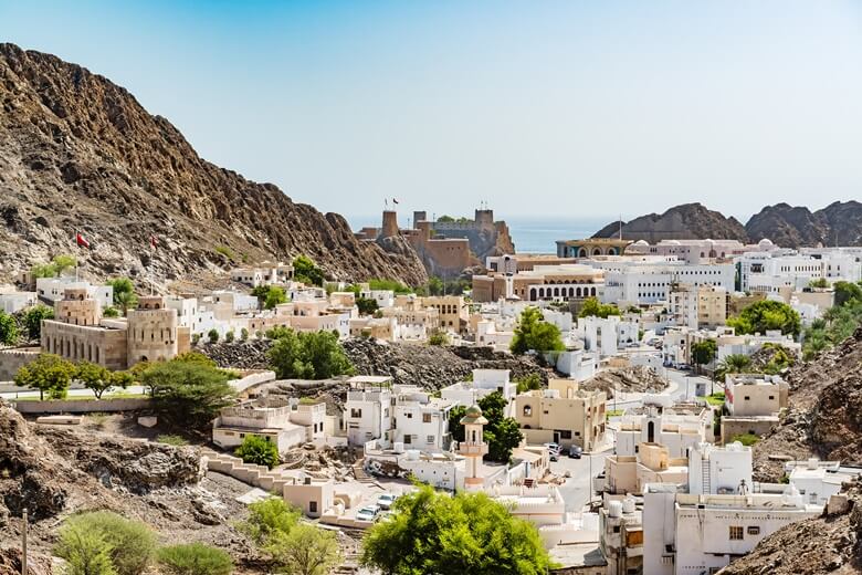 Die Altstadt von Muscat bietet viele Sehenswürdigkeiten