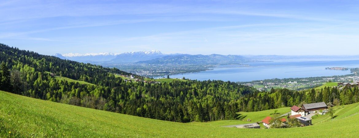 Blick über den östlichen Bodensee