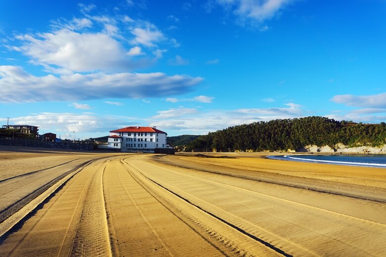 Playa de Plentzia in der Nähe von Bilbao, Nordspanien