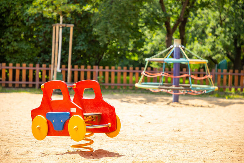 Bunter Spielplatz in Prag