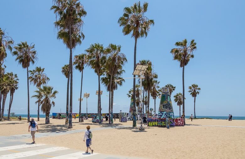 Venice Beach in Los Angeles, Kalifornien