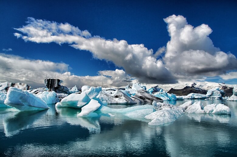 Beeindruckend: ein Gletscher in Island