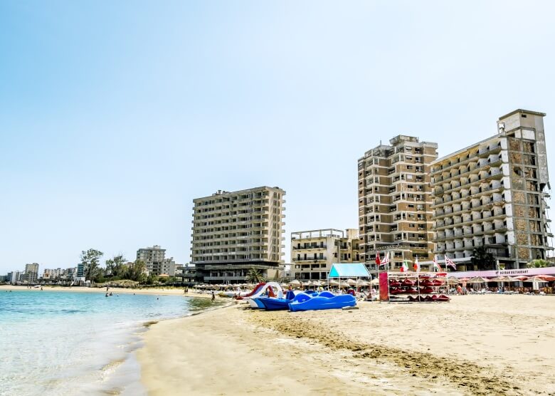 Strand von Varosha auf Zypern