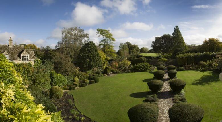 Die Gärten vom Barnsley House in Barnsley, England