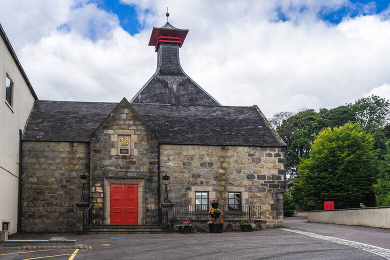 Die Cardhu Brennerei in Schottland 