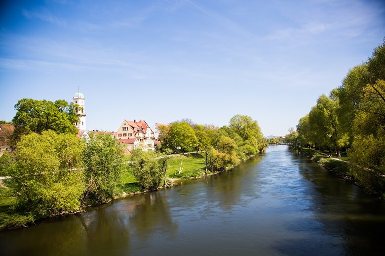 Die Donau in Regensburg