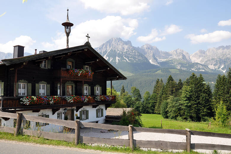 Ellmau am wilden Kaiser in Tirol