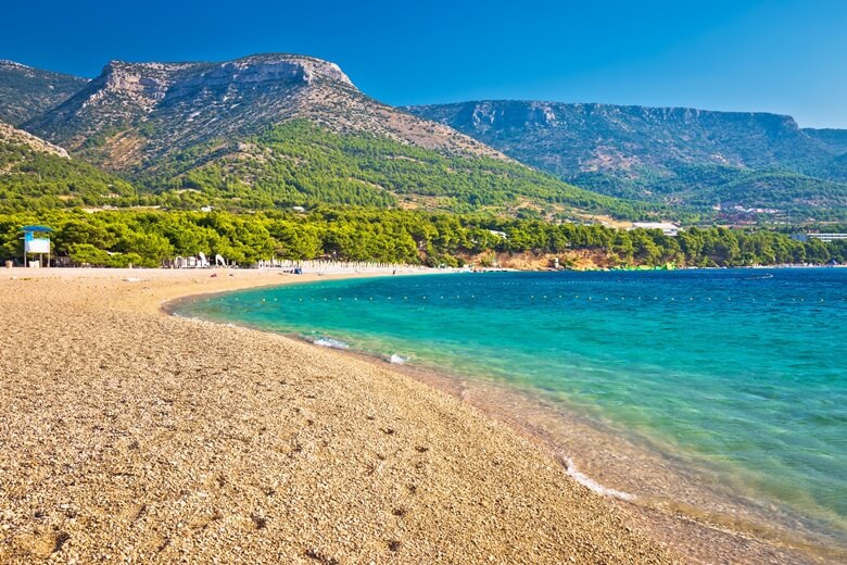 Das Goldene Horn auf der Insel Brac in Kroatien