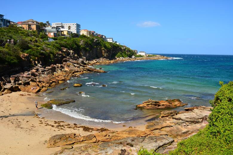 Halbmondförmige Bucht in der Nähe von Sydney