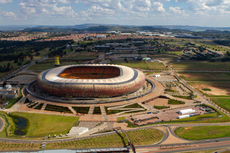 Fußballstadion in Johannesburg