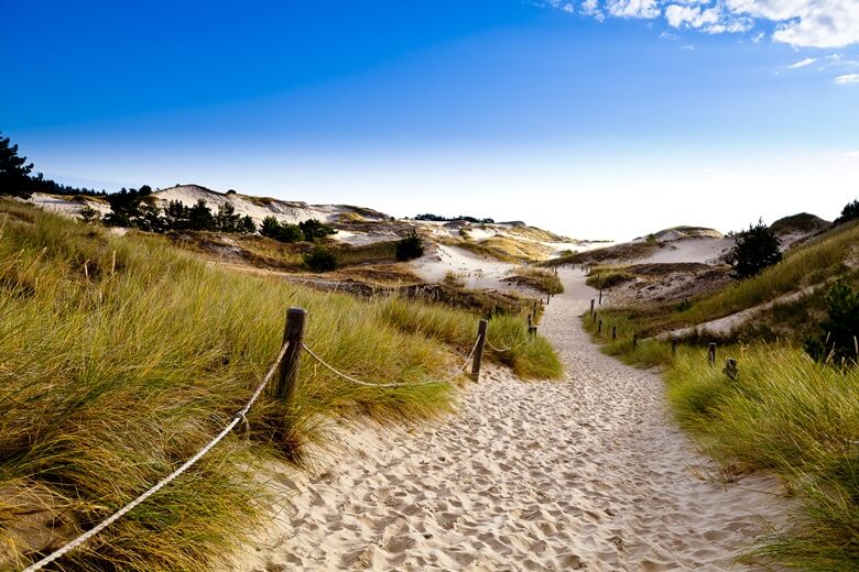 Dünen am Seebad Jurmala in der Nähe von Riga, Lettland