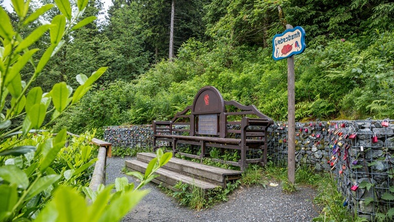 Der romantische Liebesbankweg im Harz