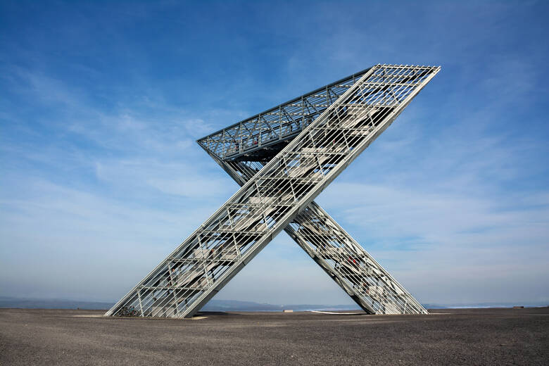 Denkmal für den Bergbau Halde im Saarland