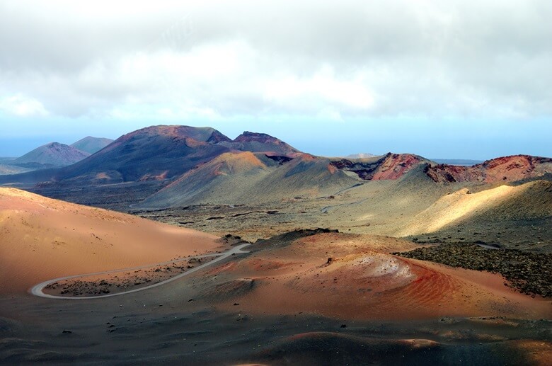 Blick über den Timanfaya Nationalpark auf Lanzarote