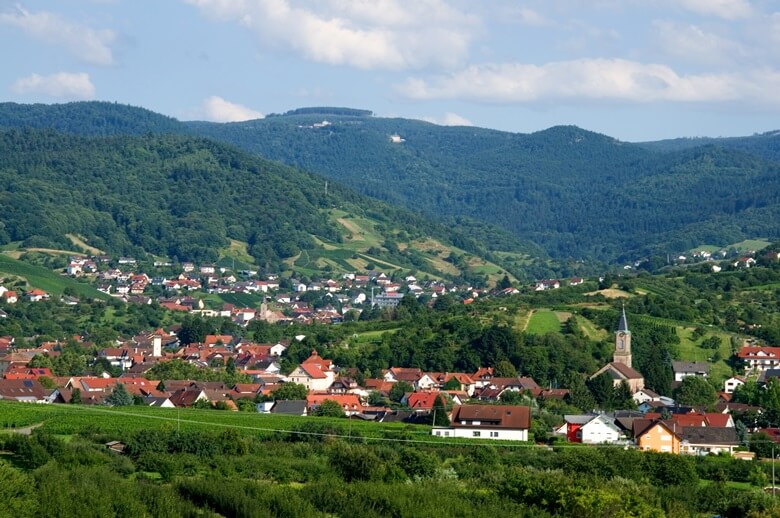 Blick über das Bühlertal von der Schwarzwaldhochstraße aus