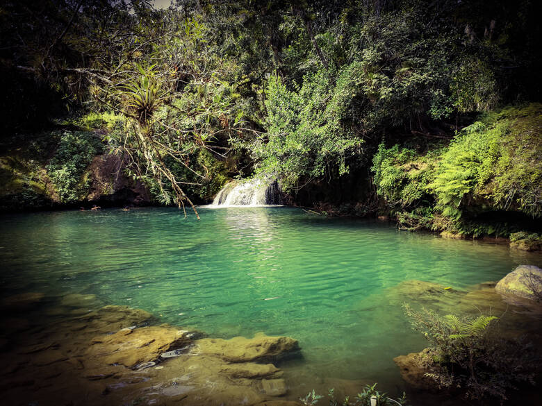 Wasserfall auf Kuba