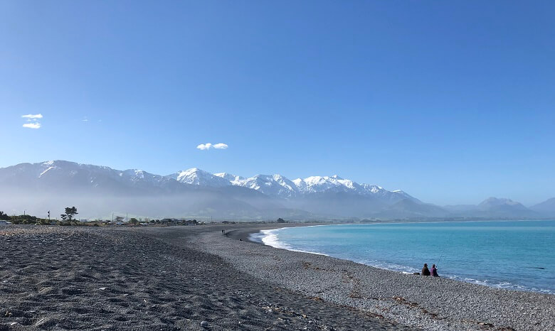Küste von Kaikoura auf Neuseeland