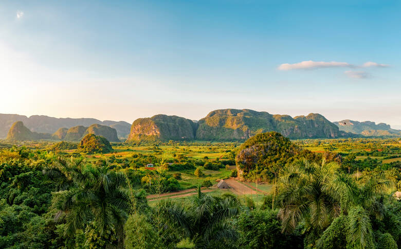 Das grüne Valle de Viñales auf Kuba