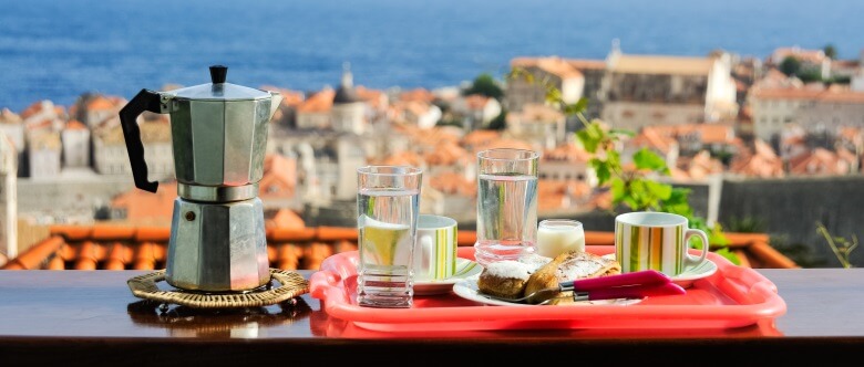 Trinken und Essen in Kroatien