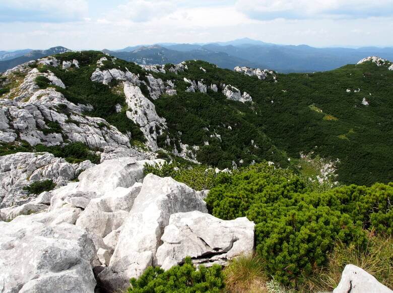 Berglandschaft in Kroatien