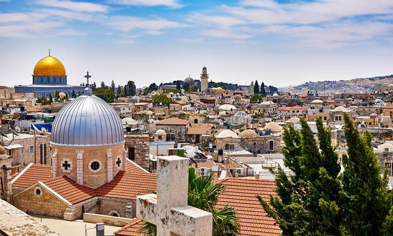 Blick auf Jerusalem