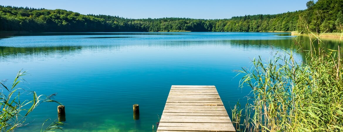 Steg an der Mecklenburger Seenplatte