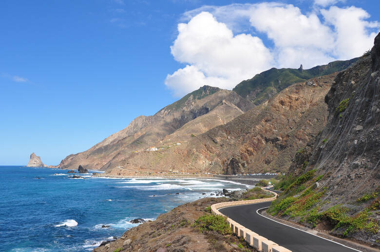 Küstenstraße in Teneriffa