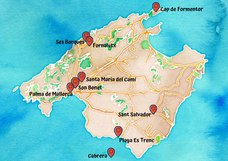 Ballermann Mallorca Karte | Karte Europa Ballermann Mallorca Karte | Karte Europa