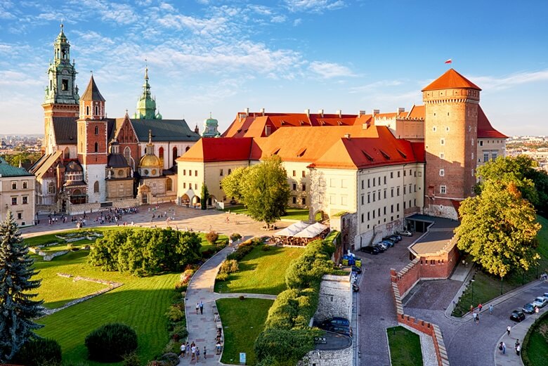 Wawel-Kathedrale in Krakau, Polen